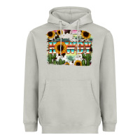 Moon Dust Howdy Serape And Sunflower Heavyweight Hoodie - RanaPortraitStore