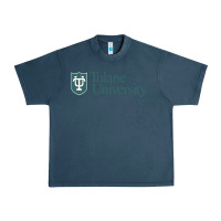 Midnight Navy Tulane University Urban Heavy Tee - linhVisuals