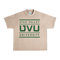 French Oak Utah Valley University Urban Heavy Tee - linhVisuals