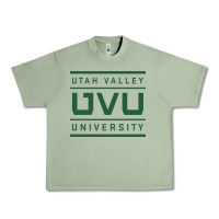 Oil Green Utah Valley University Urban Heavy Tee - linhVisuals