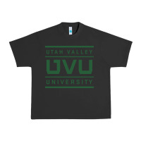 Pigment Black Utah Valley University Urban Heavy Tee - linhVisuals
