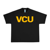 Black Virginia Commonwealth University Urban Heavy Tee - linhVisuals
