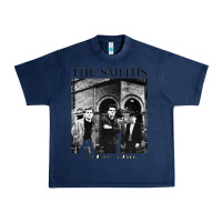 Navy the smiths   friends Urban Heavy Tee - linhVisuals