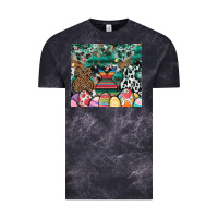 Cloud Black easter Vintage Tee - CowhideDigitalArt