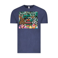 Vintage Denim easter Vintage Tee - CowhideDigitalArt