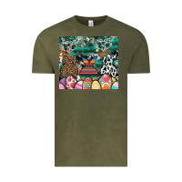 Vintage Olive easter Vintage Tee - CowhideDigitalArt