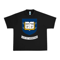 Black Yale University Urban Heavy Tee - linhVisuals