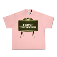 Salmon front toward enemy distressed claymore mine military Urban Heavy Tee - linhVisuals