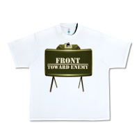 White front toward enemy distressed claymore mine military Urban Heavy Tee - linhVisuals