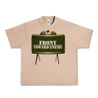 Burro front toward enemy distressed claymore mine military Urban Heavy Tee - linhVisuals