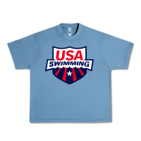 Pebble Blue swimming team Urban Heavy Tee - linhVisuals