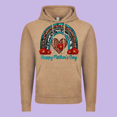 Happy Mother's Day Rainbow Vintage Hoodie Designed By Artiststas