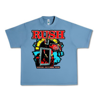 Pebble Blue RUSH MUSIC Urban Heavy Tee - linhVisuals