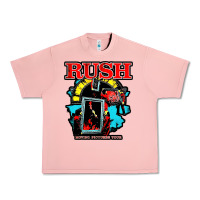 Salmon RUSH MUSIC Urban Heavy Tee - linhVisuals
