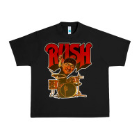 Black rush neil 10 Urban Heavy Tee - linhVisuals