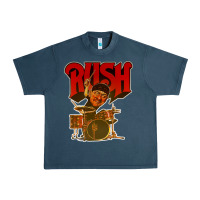 Midnight Navy rush neil 10 Urban Heavy Tee - linhVisuals