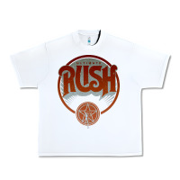 White RUSH TOUR Urban Heavy Tee - linhVisuals