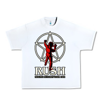 White rush TOUR 1981 Urban Heavy Tee - linhVisuals