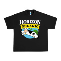 Black horizon organic milk Urban Heavy Tee - linhVisuals