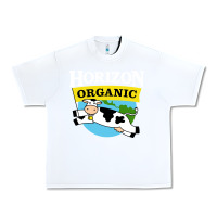 White horizon organic milk Urban Heavy Tee - linhVisuals