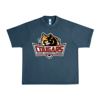 Midnight Navy cougars, kokomo education Urban Heavy Tee - linhVisuals