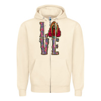 Sandshell Love Lady Of Guadalupe Zipper Hoodie - Jasminsmagicworld