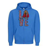 True Royal Love Lady Of Guadalupe Zipper Hoodie - Jasminsmagicworld