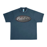 Midnight Navy Peterbilt Trucks Urban Heavy Tee - linhVisuals