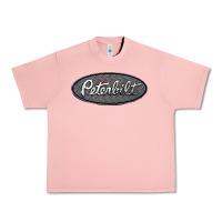 Salmon Peterbilt Trucks Urban Heavy Tee - linhVisuals