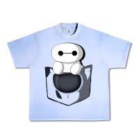 Grape Ice baymax in pocket [tb] Urban Heavy Tee - linhVisuals