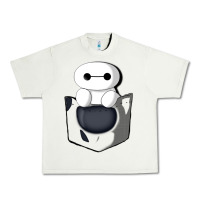 Pistachio baymax in pocket [tb] Urban Heavy Tee - linhVisuals