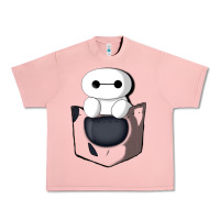 Salmon baymax in pocket [tb] Urban Heavy Tee - linhVisuals