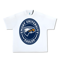 White emory eagles Urban Heavy Tee - linhVisuals