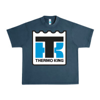 Midnight Navy thermo king Urban Heavy Tee - linhVisuals