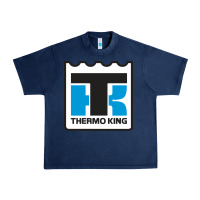Navy thermo king Urban Heavy Tee - linhVisuals