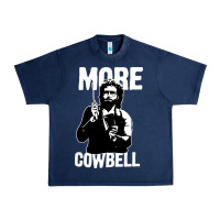 Navy more cowbell Urban Heavy Tee - linhVisuals