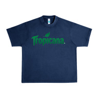 Navy tropicana Urban Heavy Tee - linhVisuals