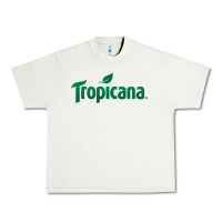 Pistachio tropicana Urban Heavy Tee - linhVisuals