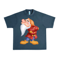 Midnight Navy grumpy dopey dwarf Urban Heavy Tee - linhVisuals