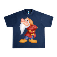 Navy grumpy dopey dwarf Urban Heavy Tee - linhVisuals