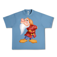 Pebble Blue grumpy dopey dwarf Urban Heavy Tee - linhVisuals