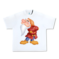White grumpy dopey dwarf Urban Heavy Tee - linhVisuals