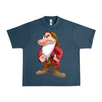 Midnight Navy grumpy dopey dwarf Urban Heavy Tee - linhVisuals