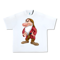 White grumpy dopey dwarf Urban Heavy Tee - linhVisuals