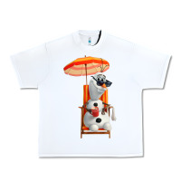 White olaf Urban Heavy Tee - linhVisuals