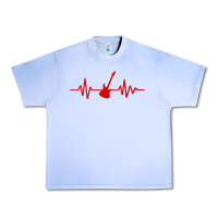 Grape Ice heartbeat electric guitar Urban Heavy Tee - linhVisuals