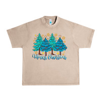 French Oak Merry Christmas Urban Heavy Tee - CowhideDigitalArt