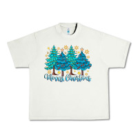 Pistachio Merry Christmas Urban Heavy Tee - CowhideDigitalArt
