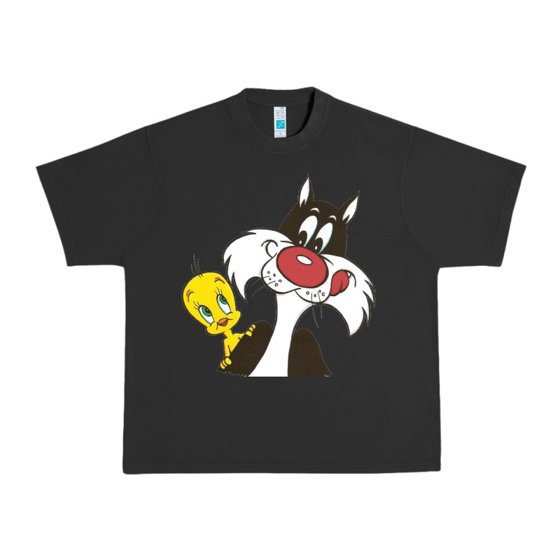 Tweety And Sylvester Urban Heavy Tee by linhVisuals | Teevron