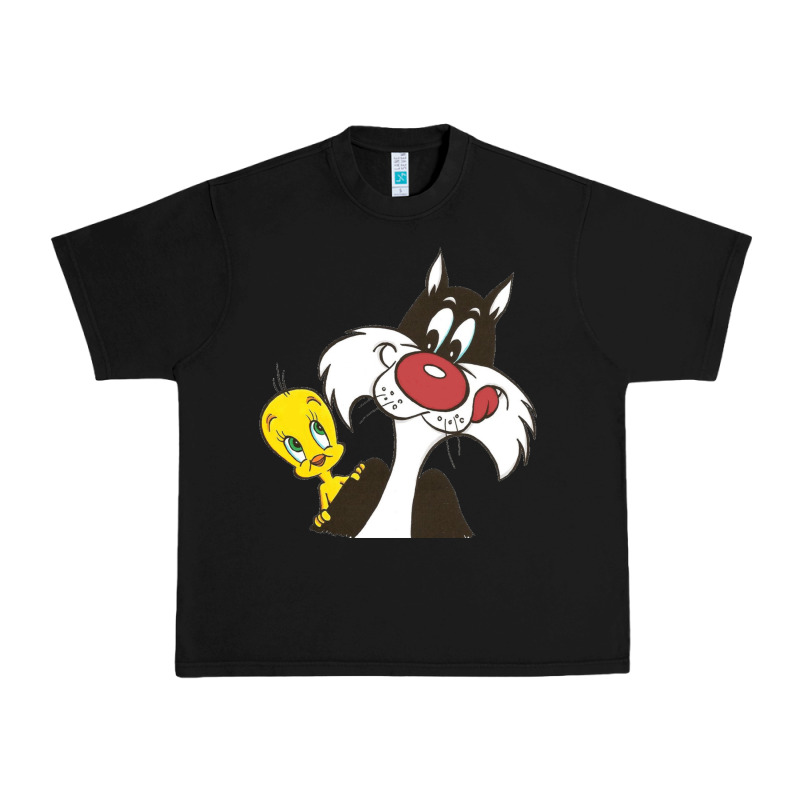 Tweety And Sylvester Urban Heavy Tee by linhVisuals | Teevron
